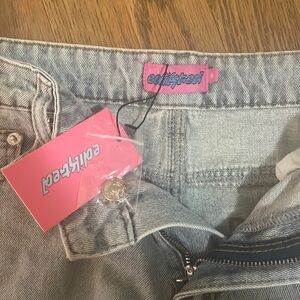 (Bow Pockets Relaxed Jeans) New with tags from Edikted!